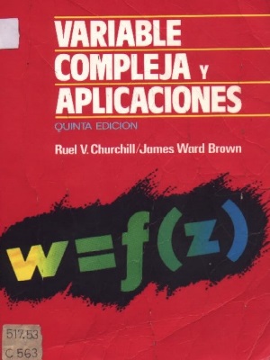 Variable compleja y aplicaciones - Churchill_Ward - Quinta Edicion